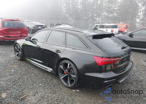 2022 Audi Rs 6 Avant Tfsi Quattro Tiptronic z USA, uszkodzony, nr VIN WUA1CBF25NN905198